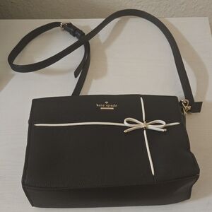 Kate Spade Black and White Crossbody Bag